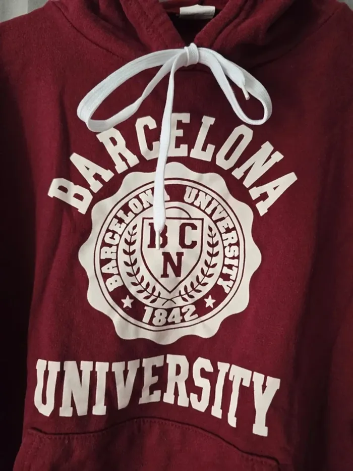 Sweat bordeaux - photo numéro 2