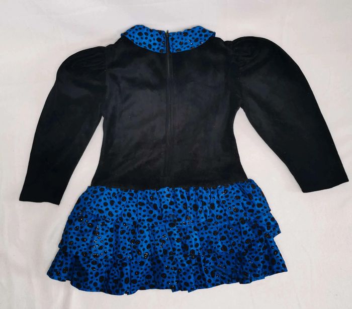 Robe 👸 velours, col Claudine, 6ans - photo numéro 2
