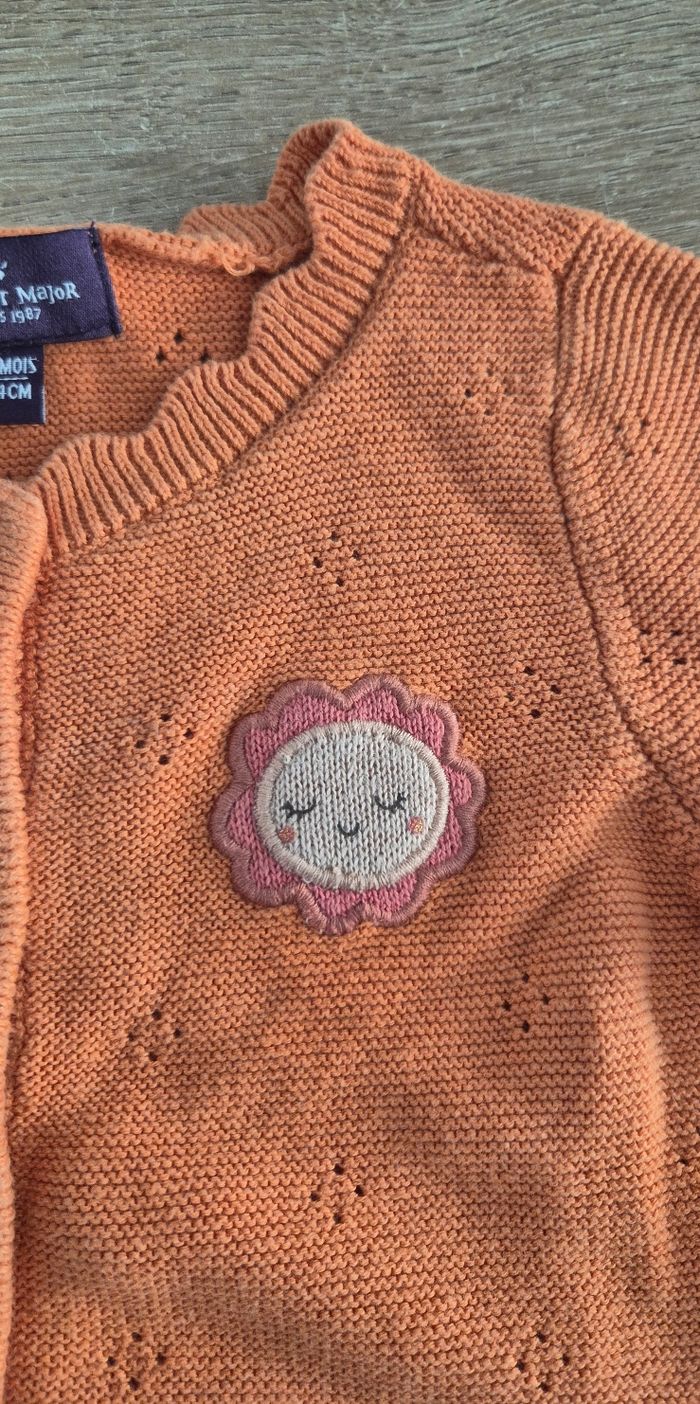 Gilet en maille 12 mois - photo numéro 3