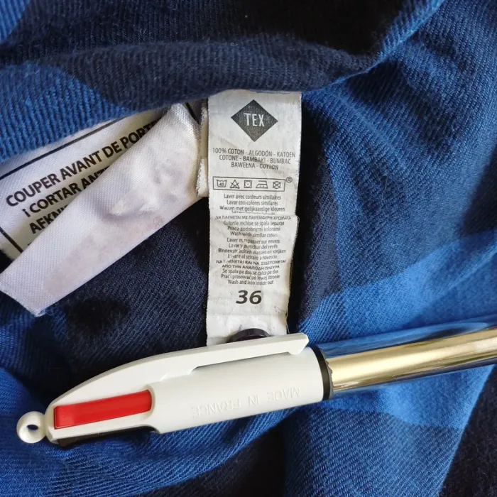 Chemisier à carreaux taille 36 Tex - photo numéro 7