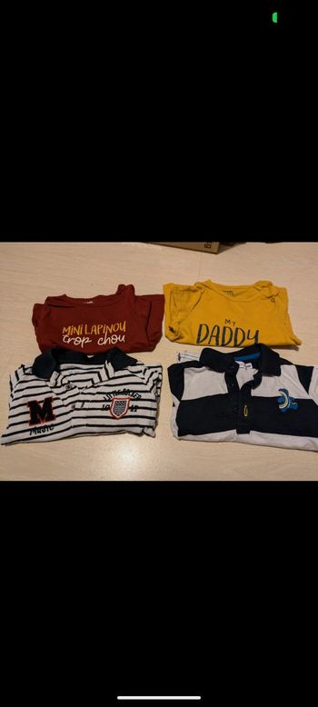 Lot tee-shirts manches longues