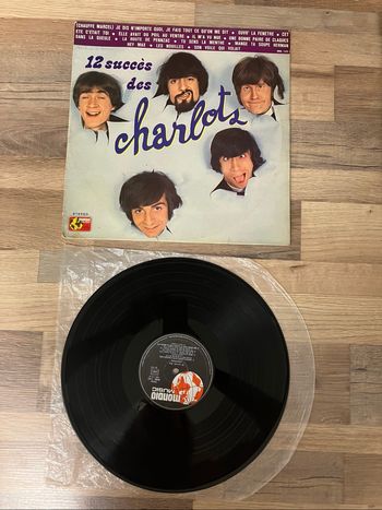 Vinyle 33 tours-12 succès des Charlots