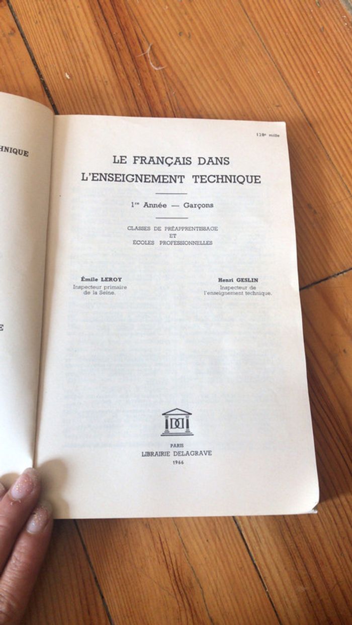 Livre vintage le français dans l enseignement technique - photo numéro 4