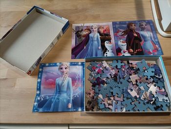 3 Puzzles Reine des neiges 5+, 49 pièces