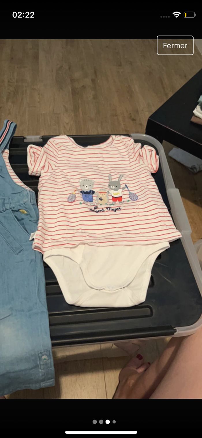 Ensemble salopette légère - photo numéro 3