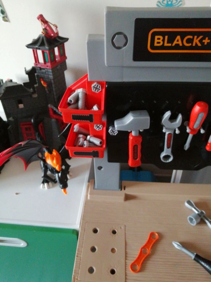 Etabli à outil smoby black et decker - photo numéro 6