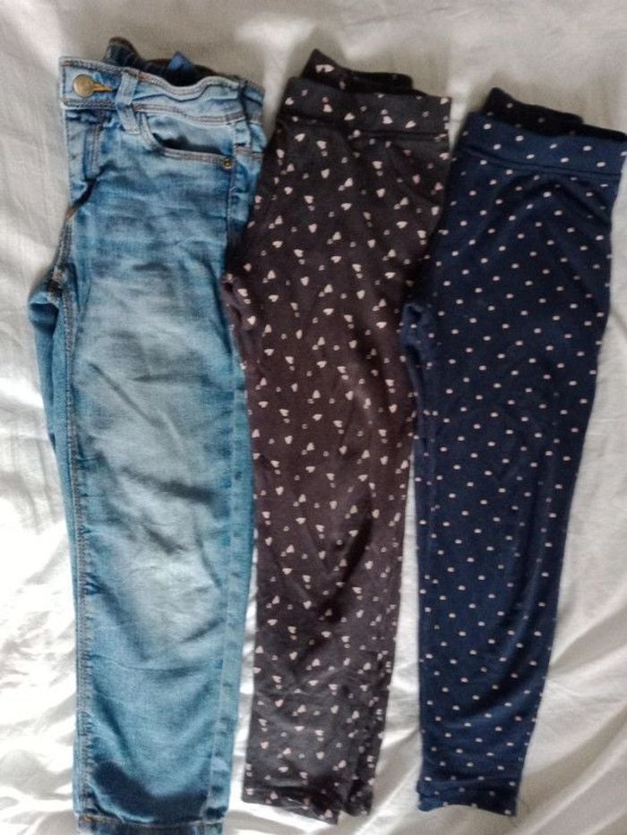 LOT 2 jegguing5/6 ans jegguing 1 jean