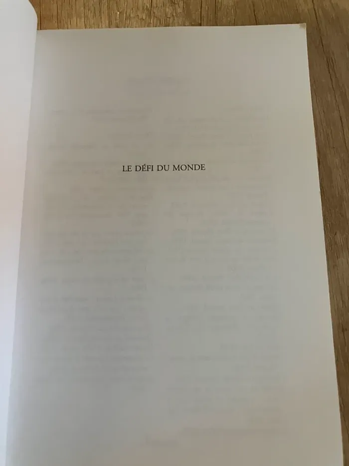 Le défi du monde Claude allègre Denis Jeambar - photo numéro 3