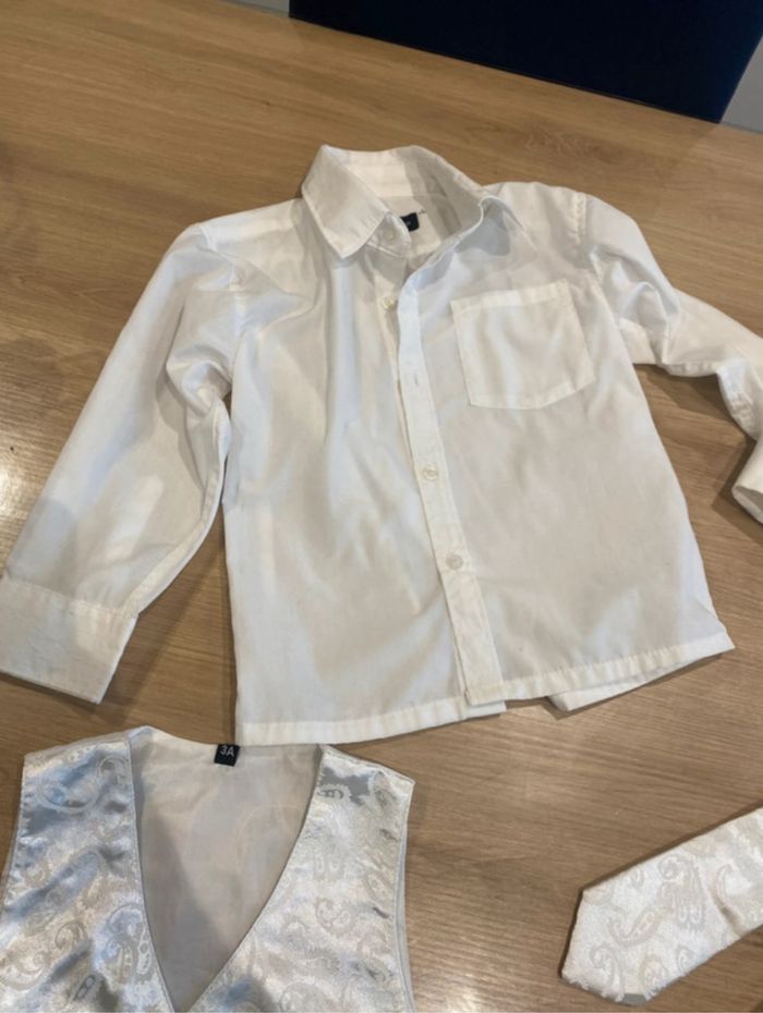 Costume smoking blanc 3 ans - photo numéro 4
