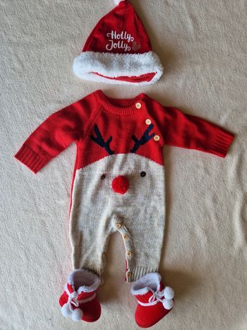 Tenue complète de noel 9mois