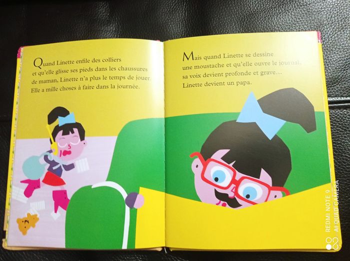 Livre enfant Linette à tue-tête m, Mes p'tites histoires Nathan - photo numéro 4