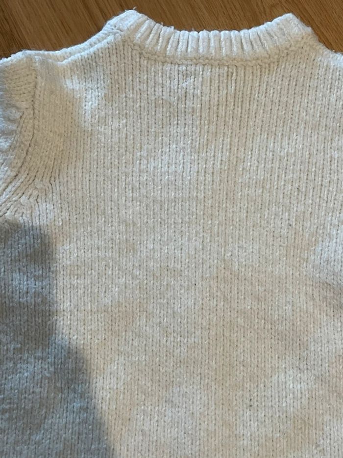 Gilet écru Vertbaudet taille 6 ans - photo numéro 3