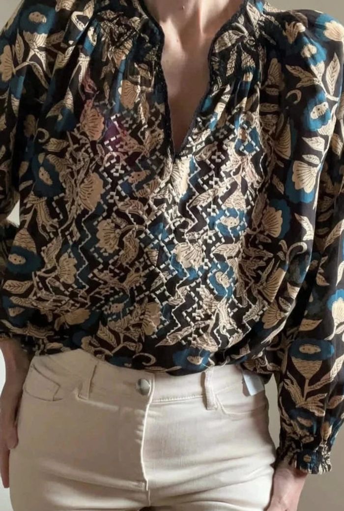 blouse brodée - photo numéro 2