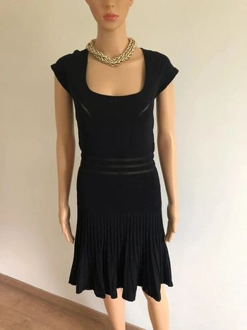 Robe noire à manches courtes Morgan taille M excellent état