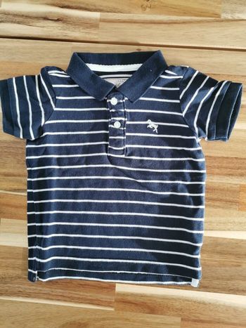 Polo rayé manches courtes H&M