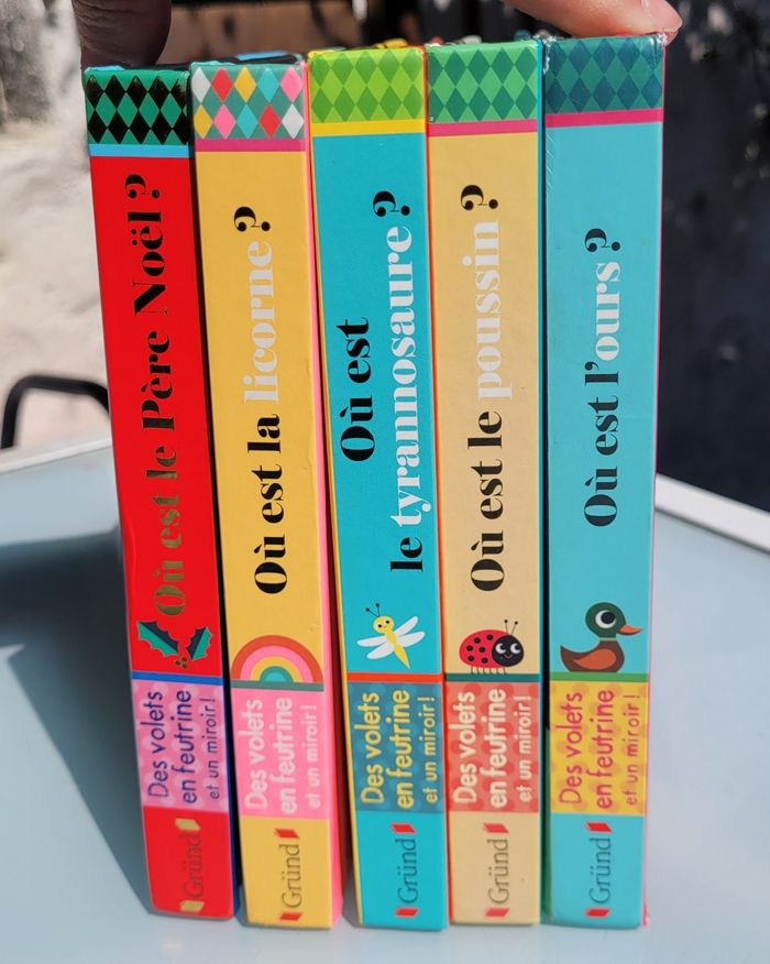 5 livres caches feutrine éditions Gründ - photo numéro 7