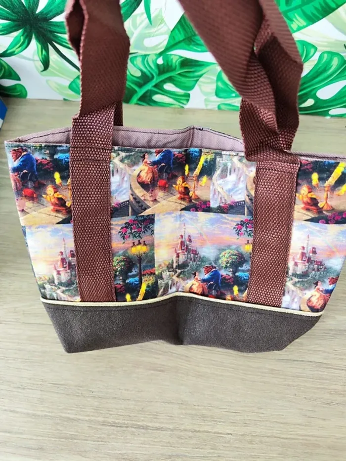 Petit sac à main multicolore, très bon état, 28x20cm - photo numéro 2