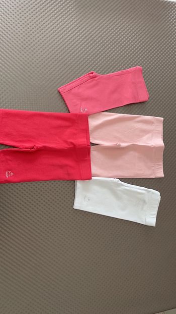 Lot de 4 leggings pantacourt 12 mois