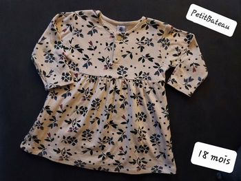 Petit Bateau Robe 18 mois 