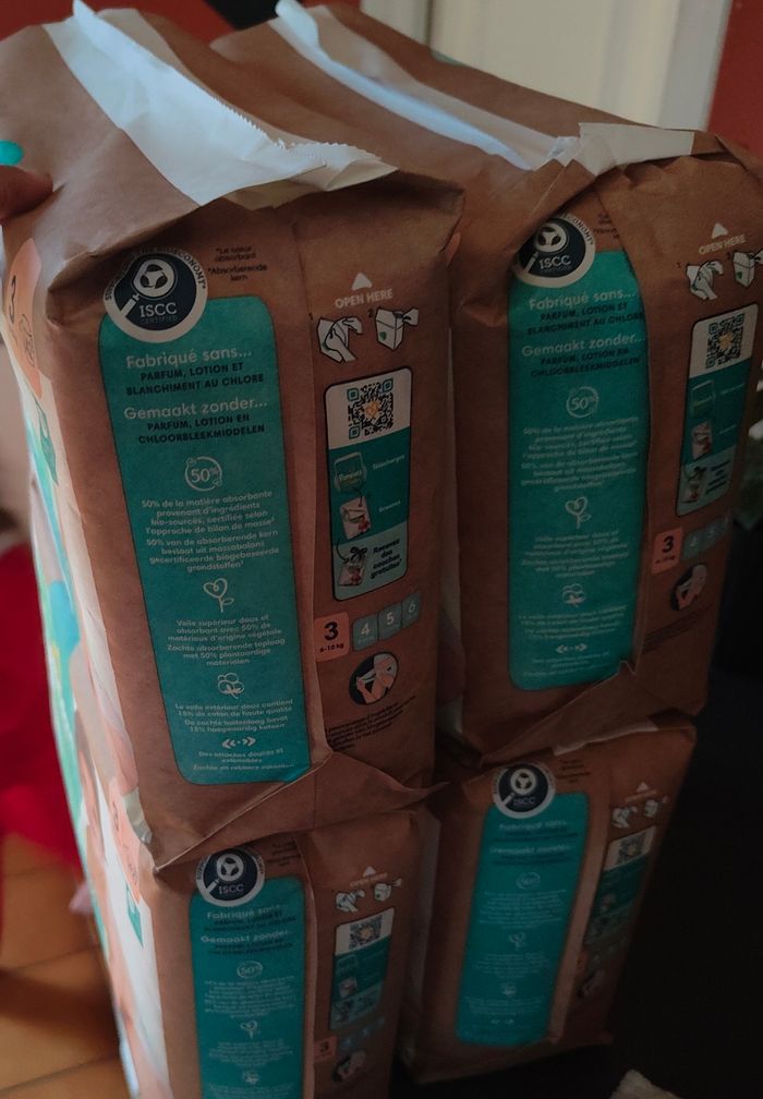 Lot de 168 couches Pampers harmonie t3 - photo numéro 2