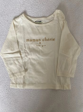 T-shirt manches longues 3 mois