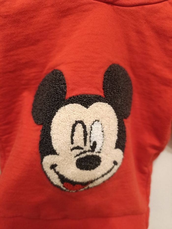 Pull rouge Mickey - photo numéro 3