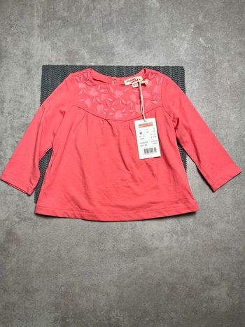 Tee shirt rose taille 12 mois 
