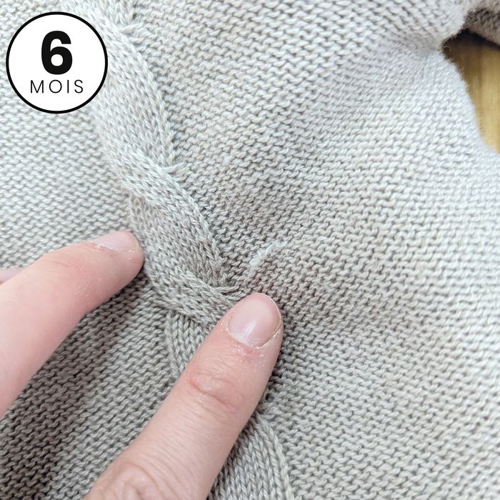 Manteau / Veste réversible très chaude - bébé 6 mois - photo numéro 7