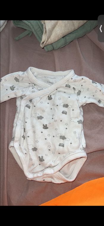 Body manches longues 1 mois