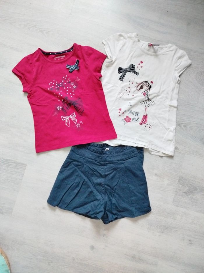 Lot t-shirts short orchestra 8 ans