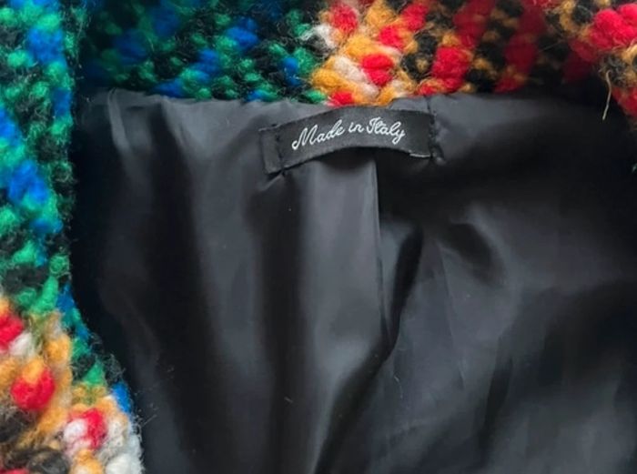 Manteau Vinted en Laine Multicolore - photo numéro 7