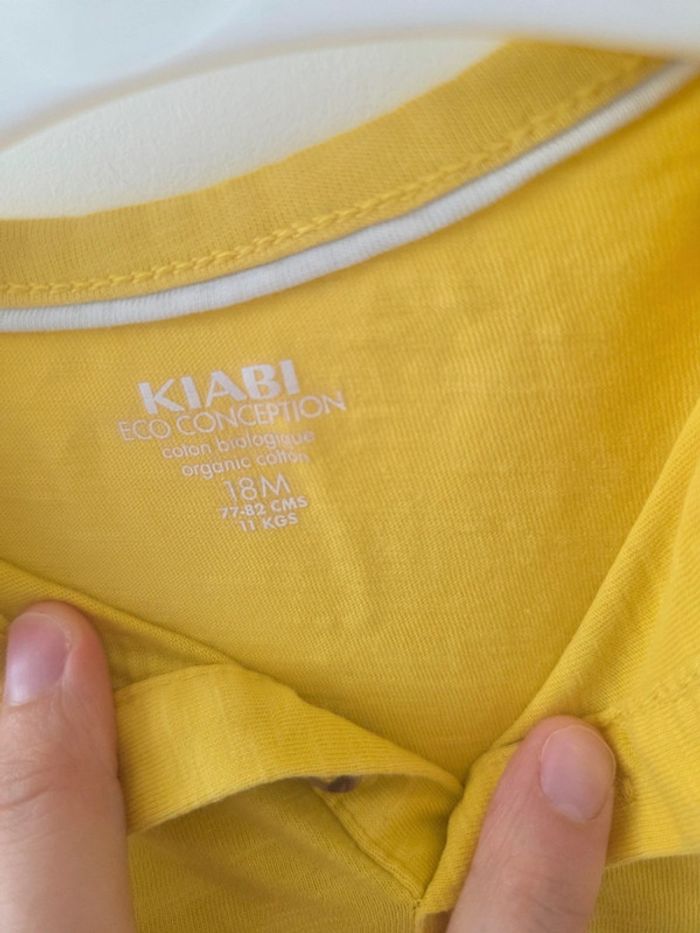 Tee-shirt 18m kiabi jaune - photo numéro 4