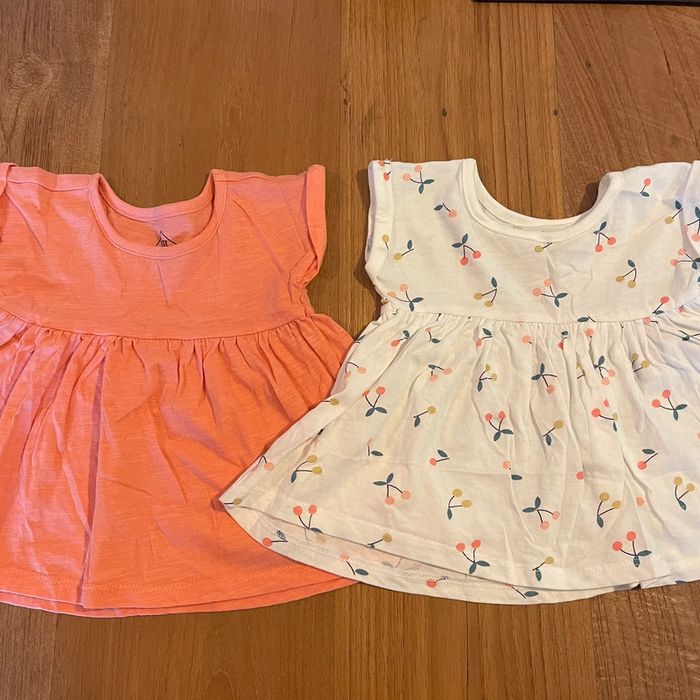 Lot 2 robes été 3 mois TEX