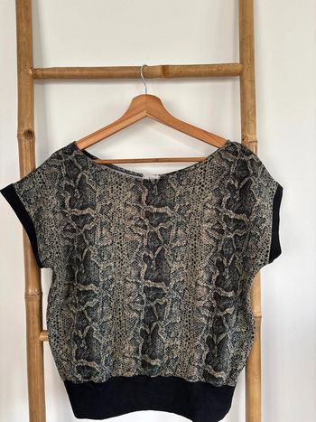 t-shirt épais motif tortoise taille S / M