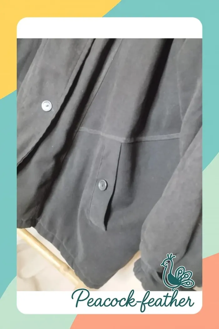 Manteau noir femme xxxl - photo numéro 5