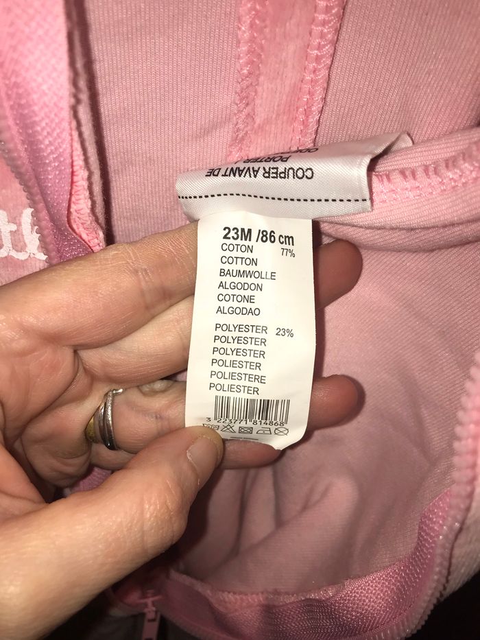 Sur pyjama rose imprimé Absorba 23 mois - 2 ans - photo numéro 4