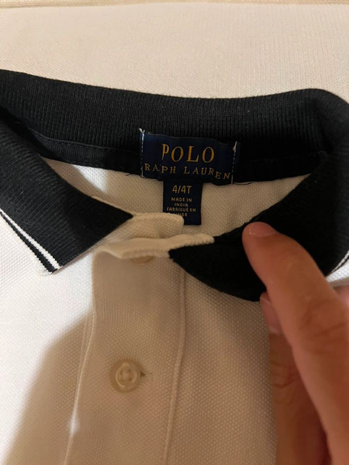 Polo Ralph Lauren 4 ans blanc - photo numéro 4
