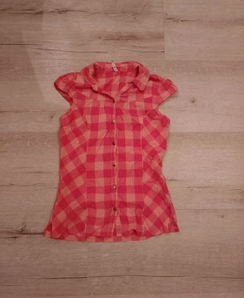 Chemise manche courte fille.