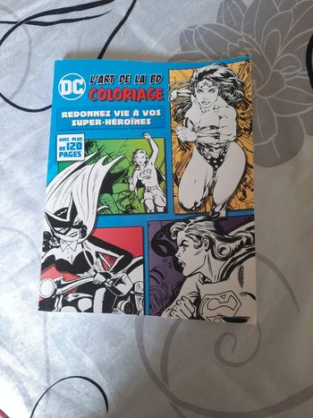 Coloriage l'art de la bd DC