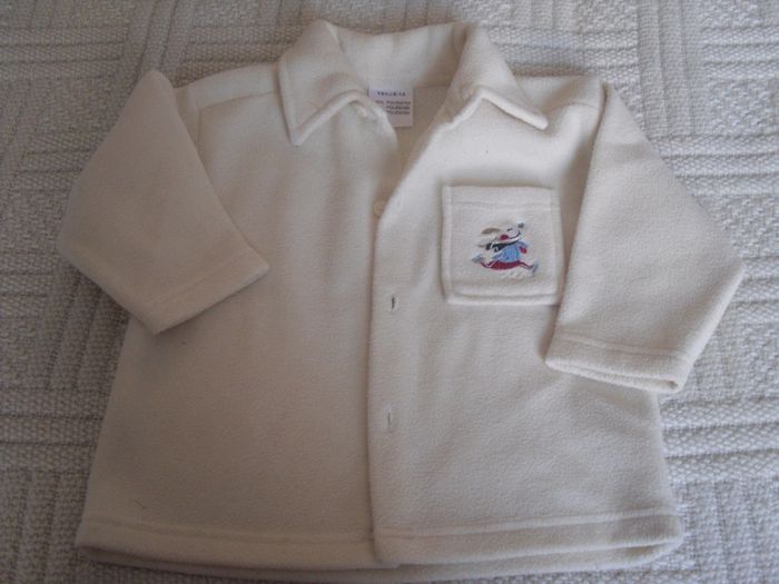 Chemise molleton écrue taille 1 an