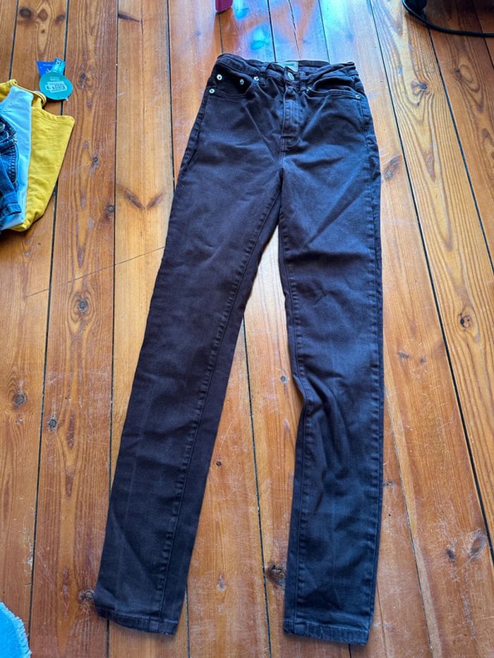 Pantalon skinny taille haute 34 Tally