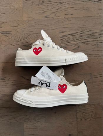 Converse x Comme des Garçons PLAY Chuck 70 Blanche - Taille 44