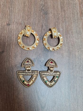 Clips vintage fantaisie