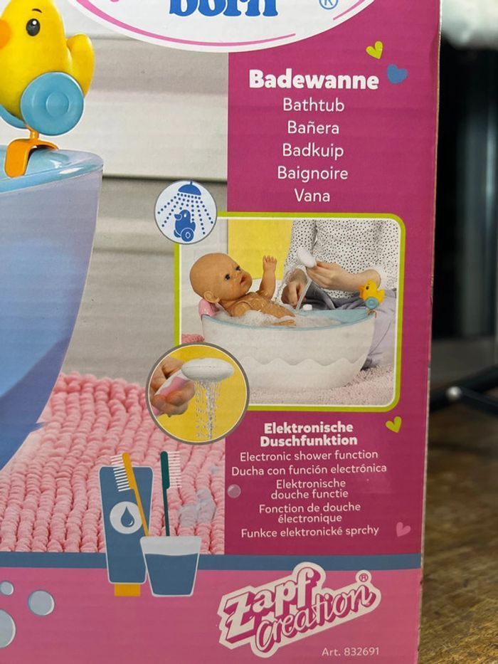 Baignoire Baby Born Zapf Création 43 cm - photo numéro 5