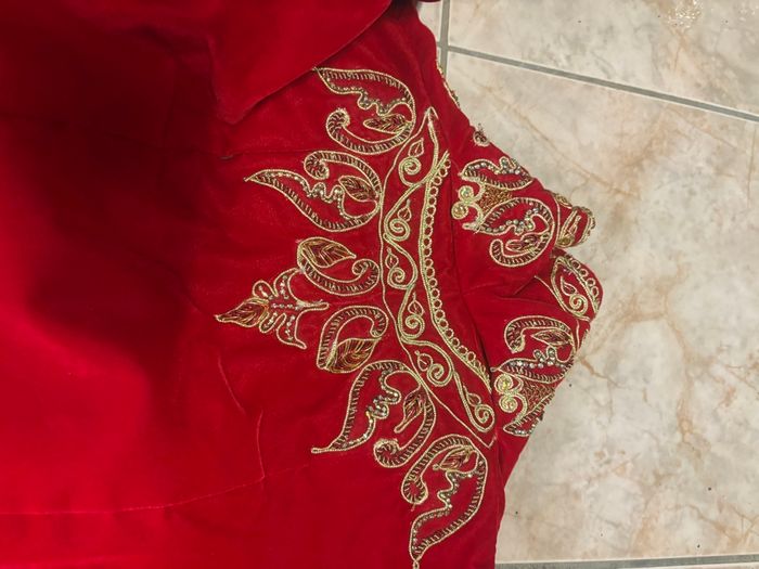 Caftan Algérois rouge