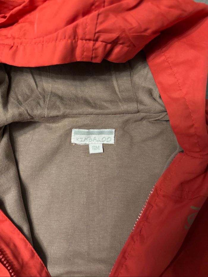 Coupe vent rouge kimbaloo taille 6 mois - photo numéro 2