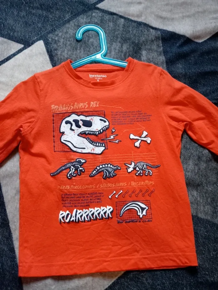 T-shirt fin manches longues garçon - photo numéro 2