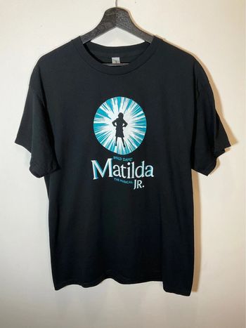 T-shirt noir pour homme Matilda jr The Musical taille L 381