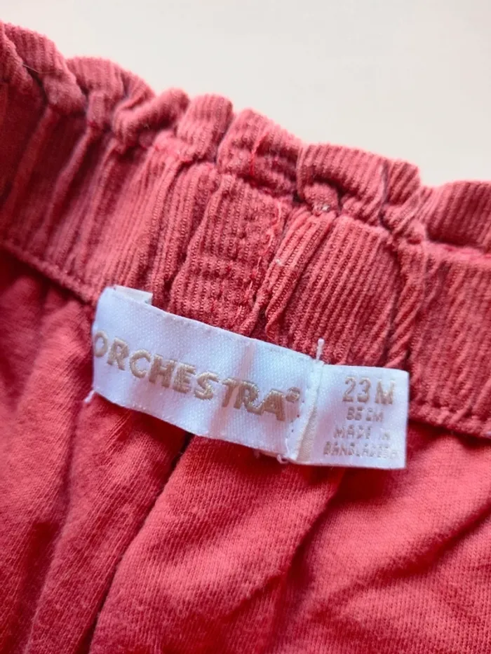 (a) Pantalon velours brique Orchestra - photo numéro 2