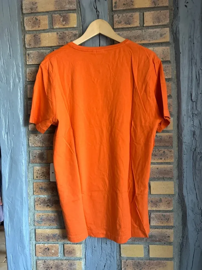 T-shirt col V Roland garros homme taille L - photo numéro 3